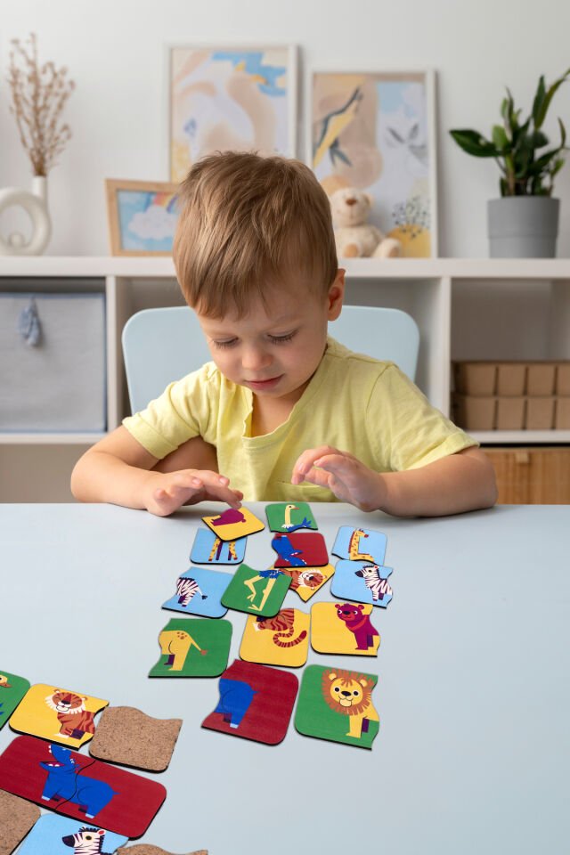 Orman Hayvanları Baby Puzzle Erken Öğrenme Seti