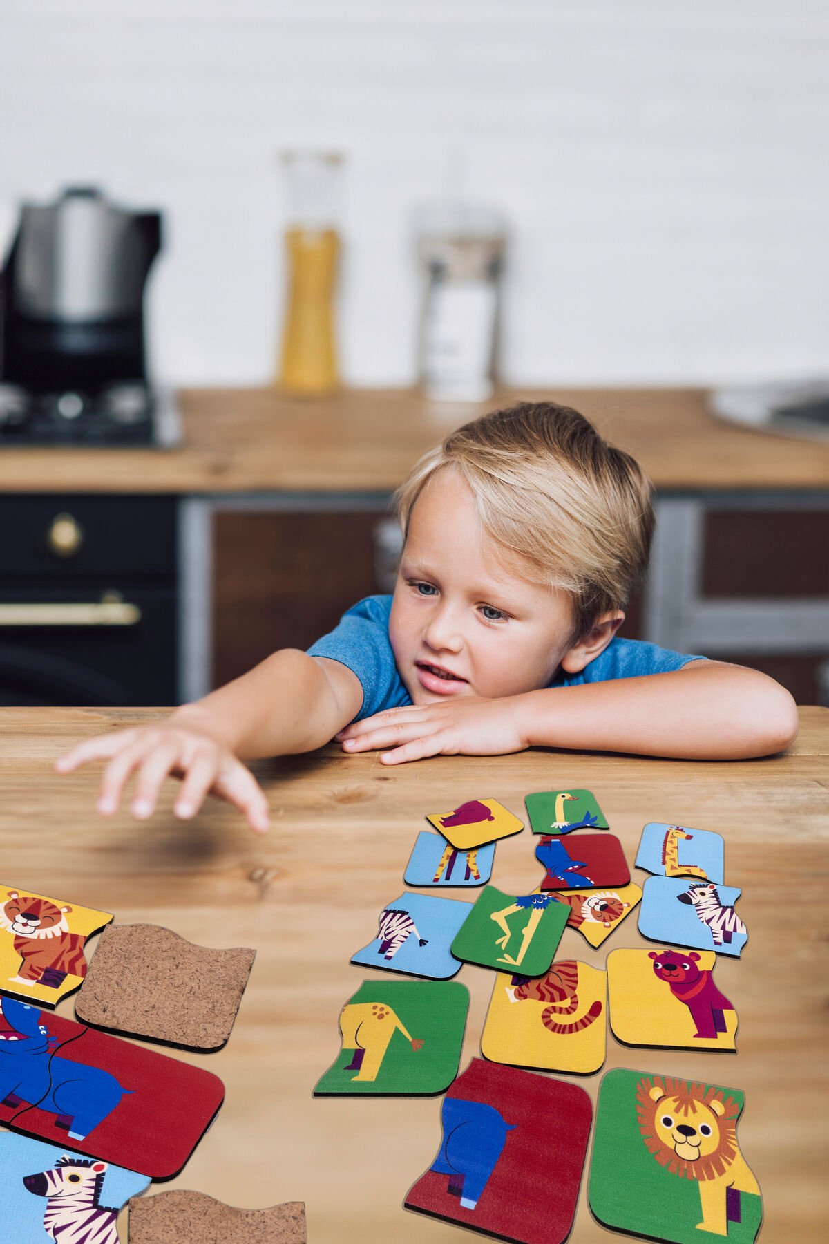 Orman Hayvanları Baby Puzzle Erken Öğrenme Seti