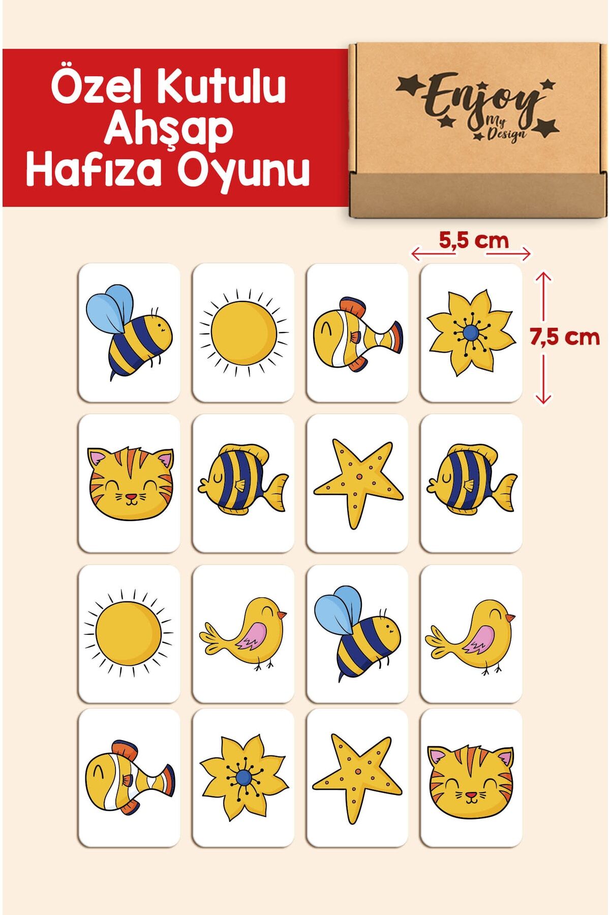 Ahşap Bebek Ve Okul Öncesi Eğitici Hafıza Ve Zeka Oyunu Seti