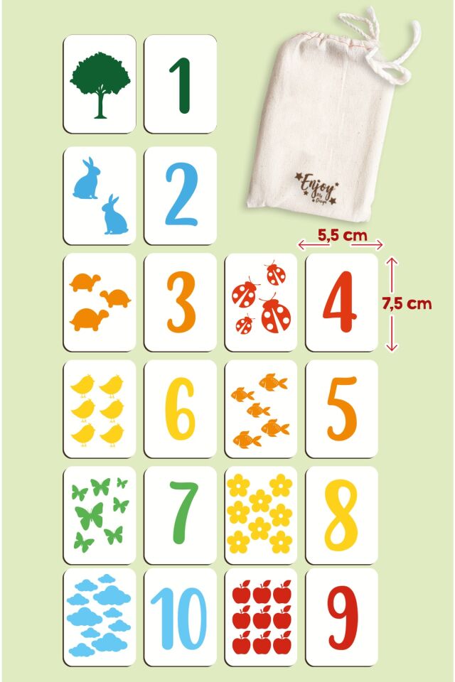 Ahşap Hafıza Oyunu 3lü Set Zeka Kartları Eşleştirme Oyunu Hayvanlar Sayılar Şekiller Renkler Oyun